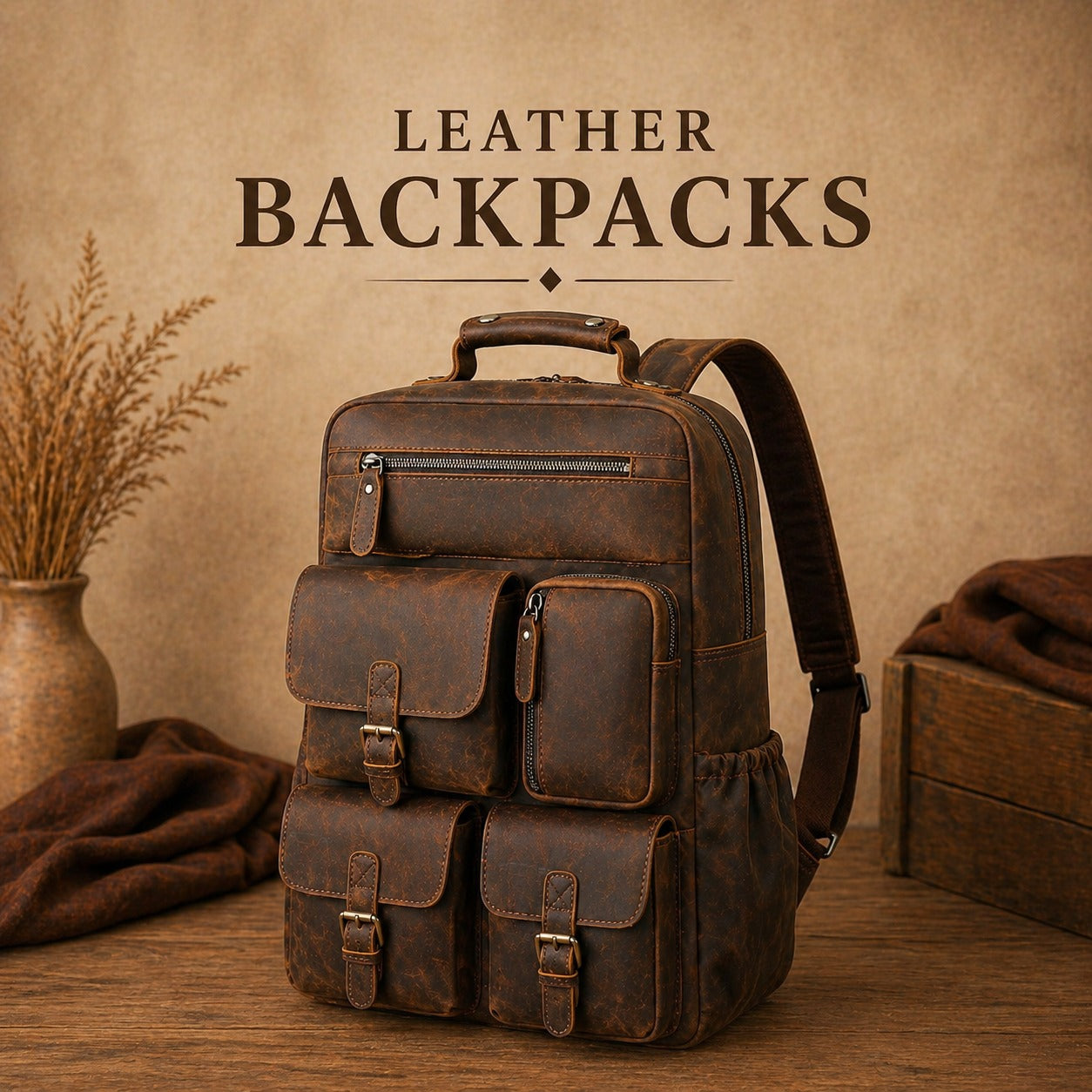 Leather Backpack