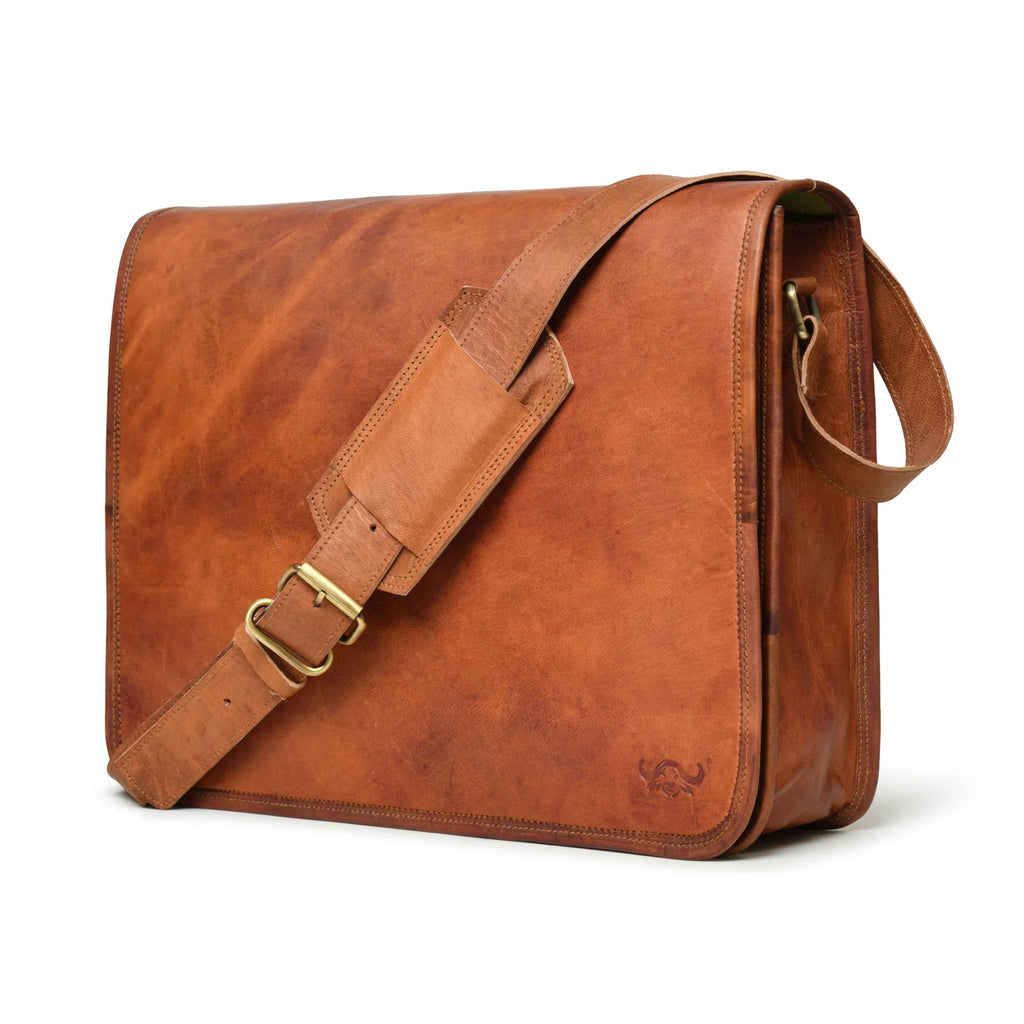 Sierra – Full-Grain Leather Messenger Bag