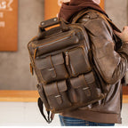 Pioneer – Crazy Horse Buffalo Leather Backpack