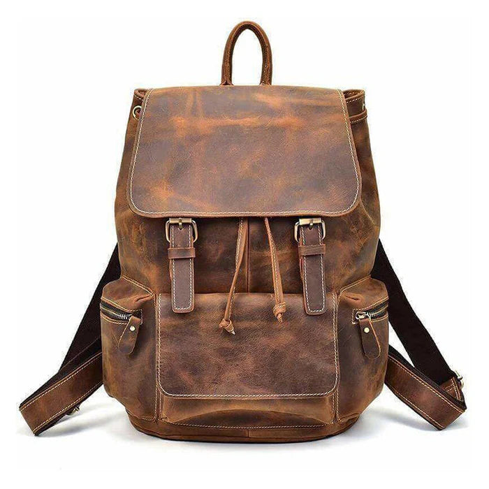 Alpine – Full-Grain Buffalo Leather Backpack