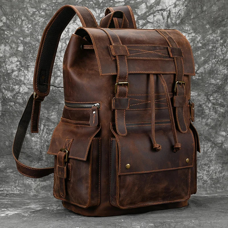 Roamer – Crazy Horse Buffalo Leather Backpack