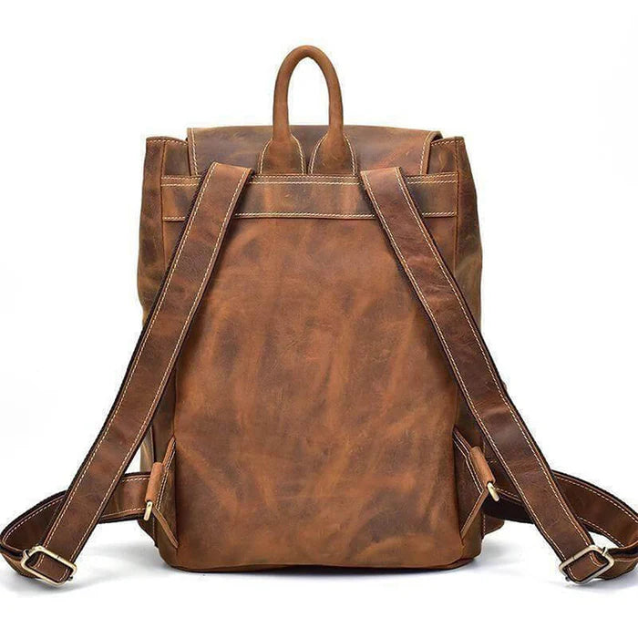 Alpine – Full-Grain Buffalo Leather Backpack – Hunter Leather Goods