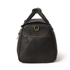Royalton Black Leather Duffle Bag