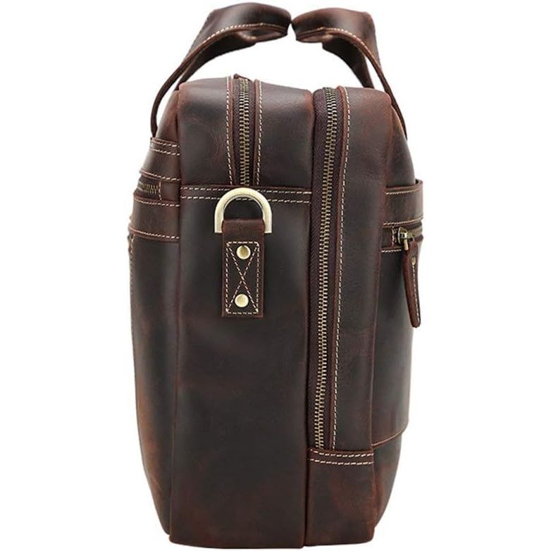 Ranger | Full-Grain Buffalo Leather Laptop Briefcase