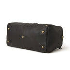 Royalton Black Leather Duffle Bag