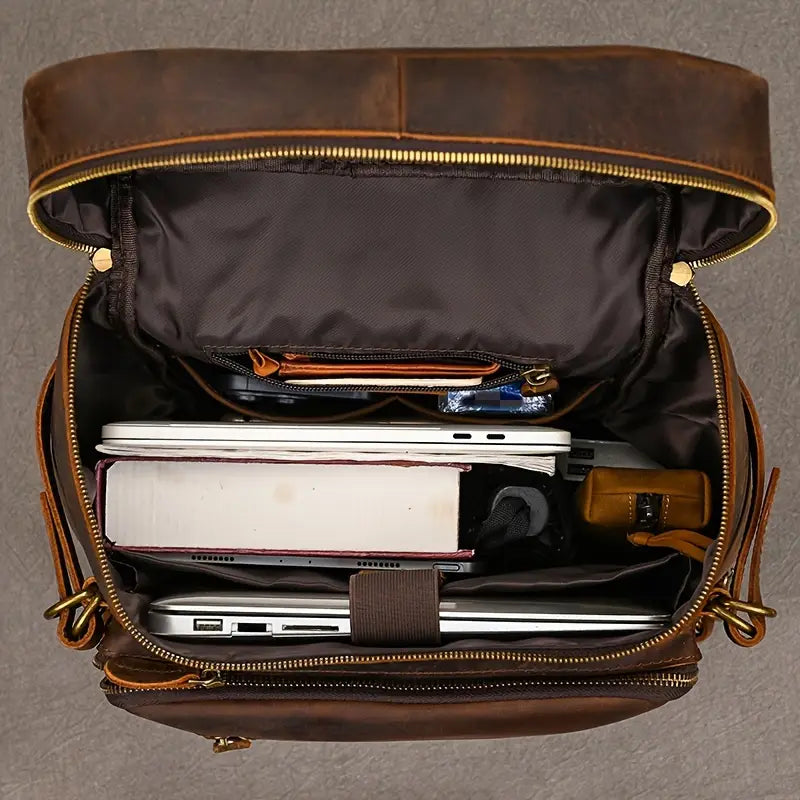Kodiak – Full-Grain Buffalo Leather Travel Backpack
