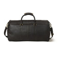 Royalton Black Leather Duffle Bag