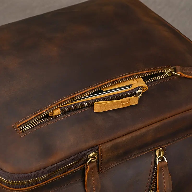 Kodiak – Full-Grain Buffalo Leather Travel Backpack