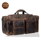 Driftstone – Aged Buffalo Leather Duffel