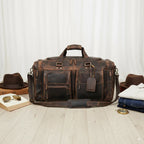 Driftstone – Aged Buffalo Leather Duffel