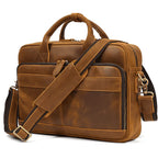 Aspen – Buffalo Leather Laptop Messenger Business Bag