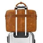 Aspen – Buffalo Leather Laptop Messenger Business Bag