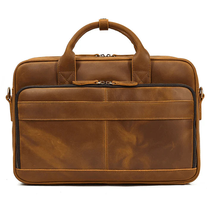 Aspen – Buffalo Leather Laptop Messenger Business Bag