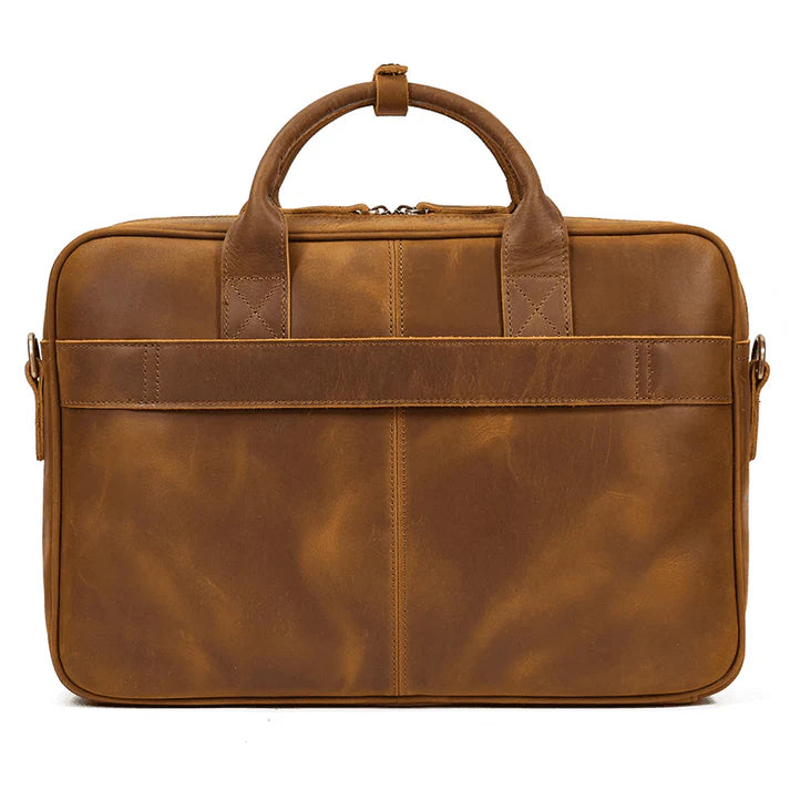 Aspen – Buffalo Leather Laptop Messenger Business Bag