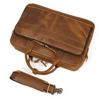 Aspen – Buffalo Leather Laptop Messenger Business Bag