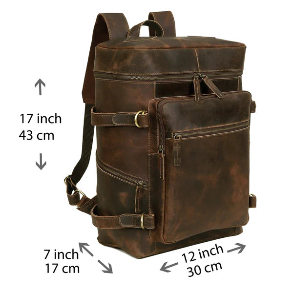 Kodiak – Full-Grain Buffalo Leather Travel Backpack