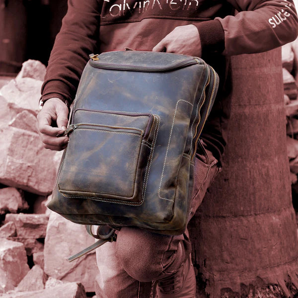 Canyon – Vintage Buffalo Leather Backpack