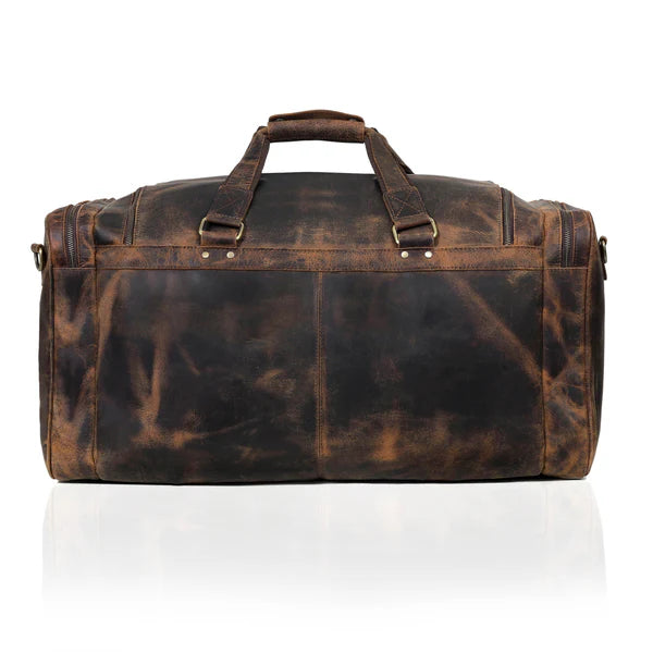 Driftstone – Aged Buffalo Leather Duffel