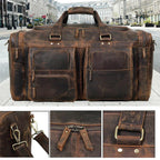 Driftstone – Aged Buffalo Leather Duffel