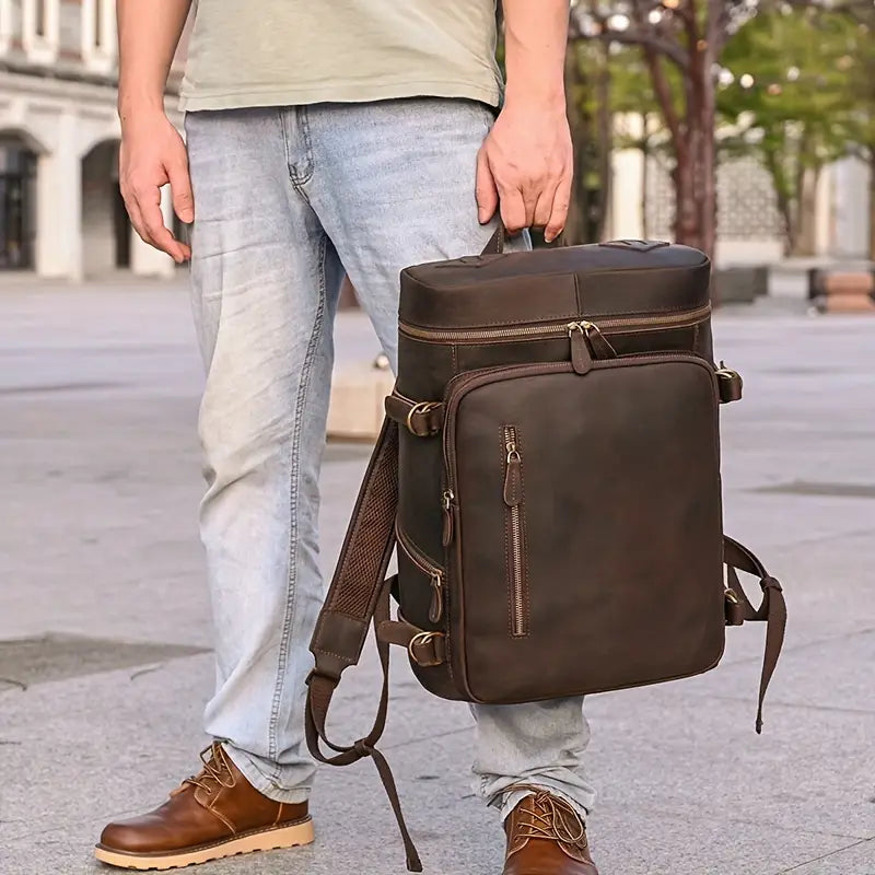 Kodiak – Full-Grain Buffalo Leather Travel Backpack