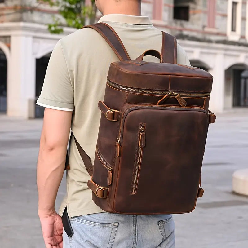 Kodiak – Full-Grain Buffalo Leather Travel Backpack