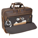 Nash – Crazy Horse Buffalo Leather Briefcase (18")