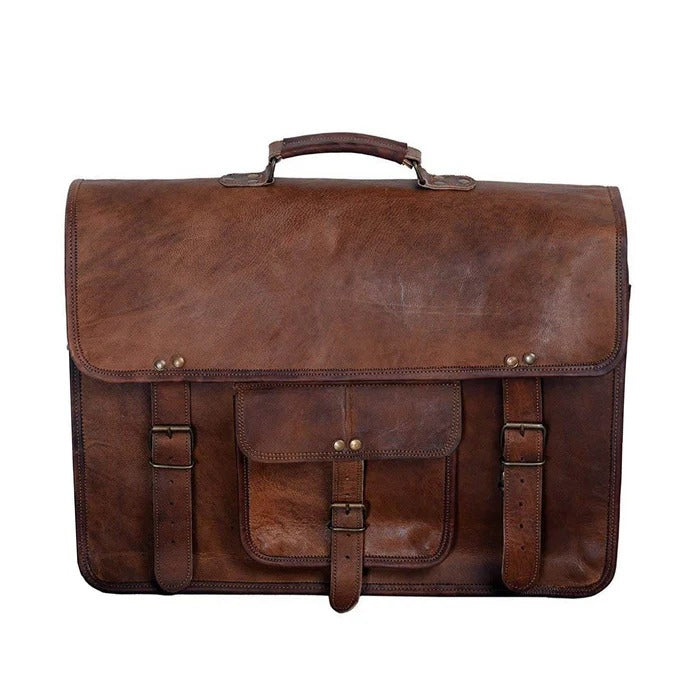 Cairo – Vintage Leather Messenger Laptop Bag