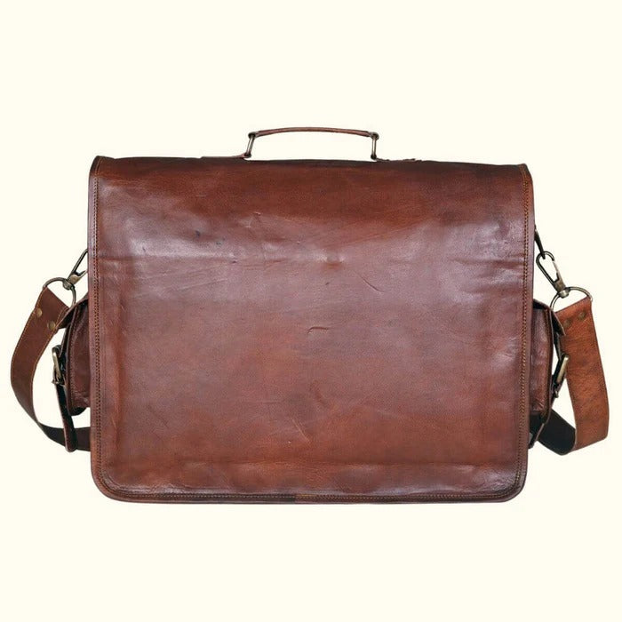 Vienna – Full-Grain Leather Business Laptop Briefcase