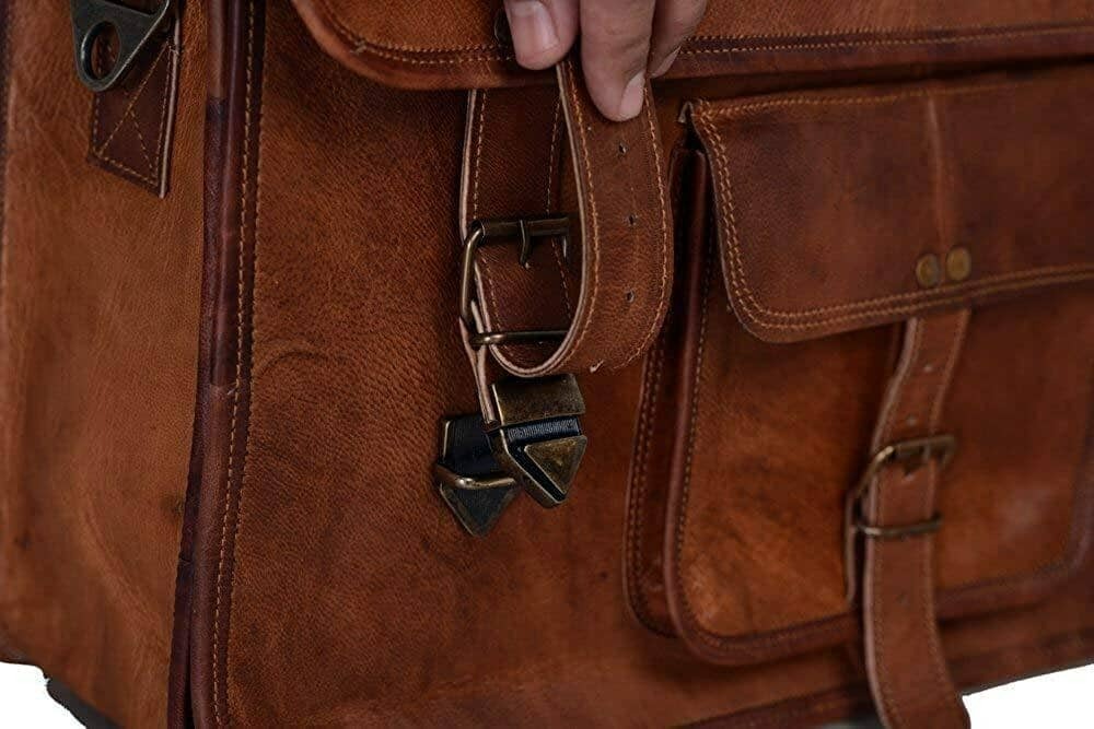Cairo – Vintage Leather Messenger Laptop Bag