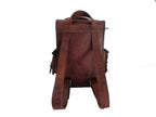Stone – Vintage Full-Grain Leather Backpack