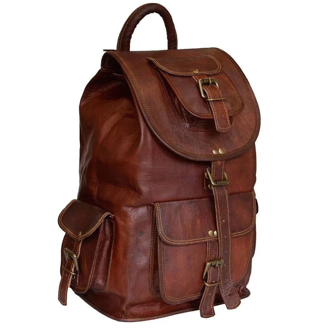 Scout – Vintage Leather Laptop Backpack